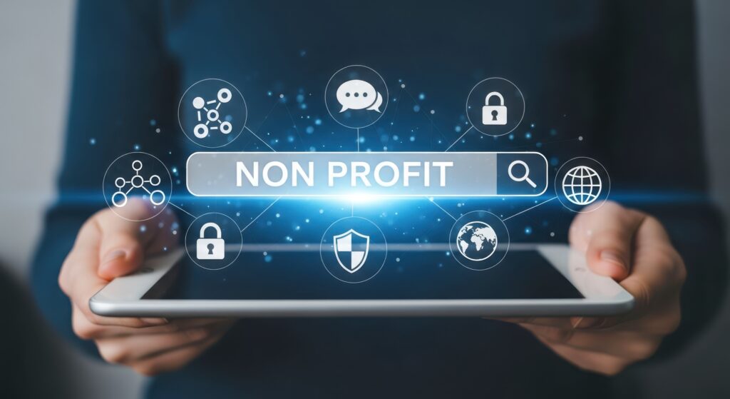 person holding computer