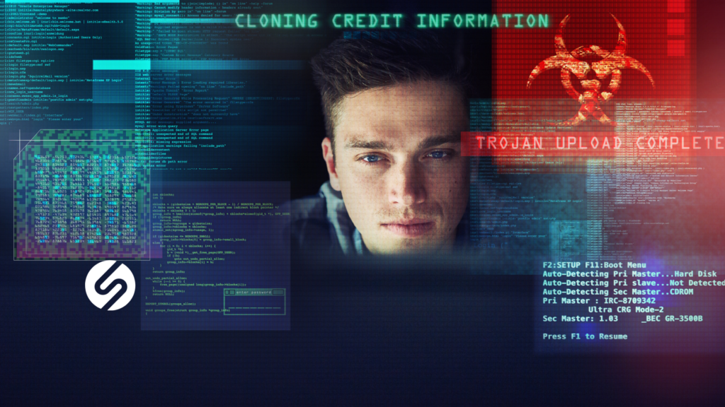 Man at his computer thinking about nonprofit cybersecurity possibilities